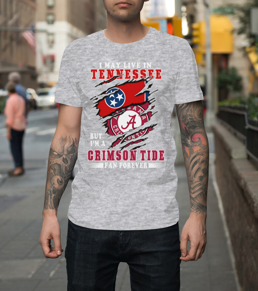 Tennessee Alabama Crimson Tide Fan Forever T-Shirt