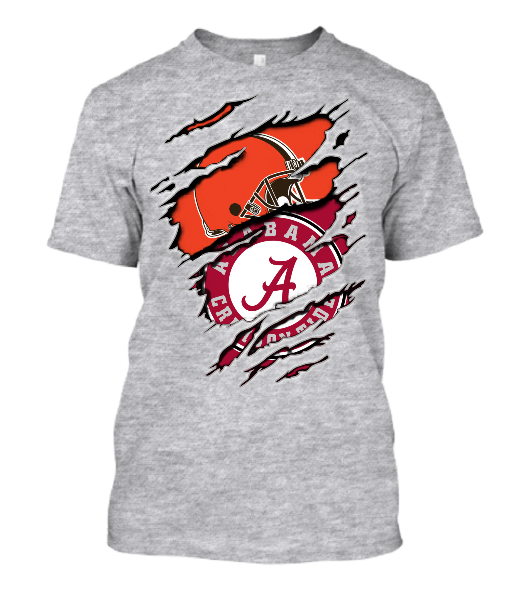 Alabama Crimson Tide Browns Football Dual T-Shirt