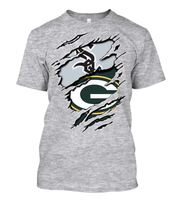 Packers White Sox Logo Mashup T-Shirt