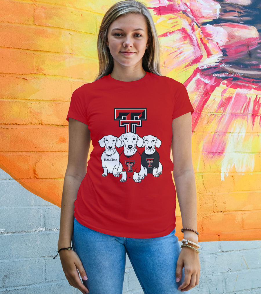 Texas Tech Tt Logo Dogs T-Shirt