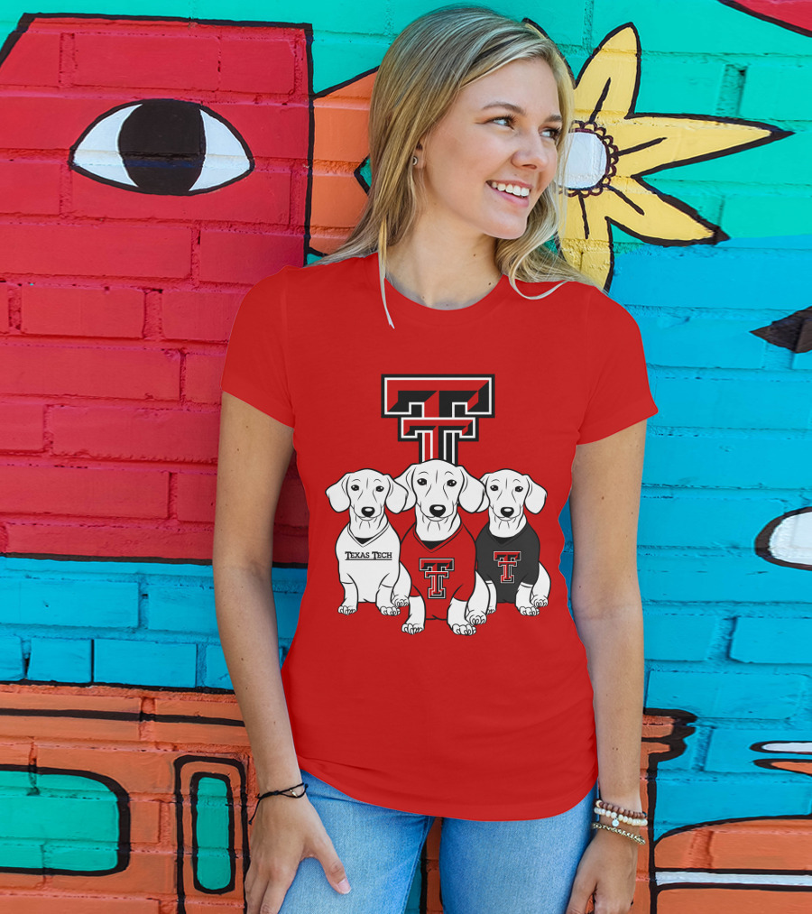 Texas Tech Tt Logo Dogs T-Shirt
