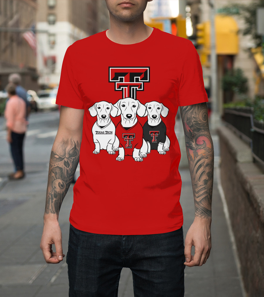 Texas Tech Tt Logo Dogs T-Shirt