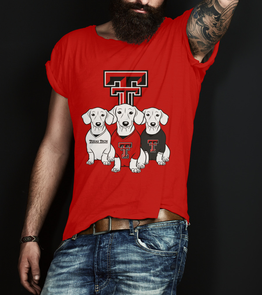 Texas Tech Tt Logo Dogs T-Shirt