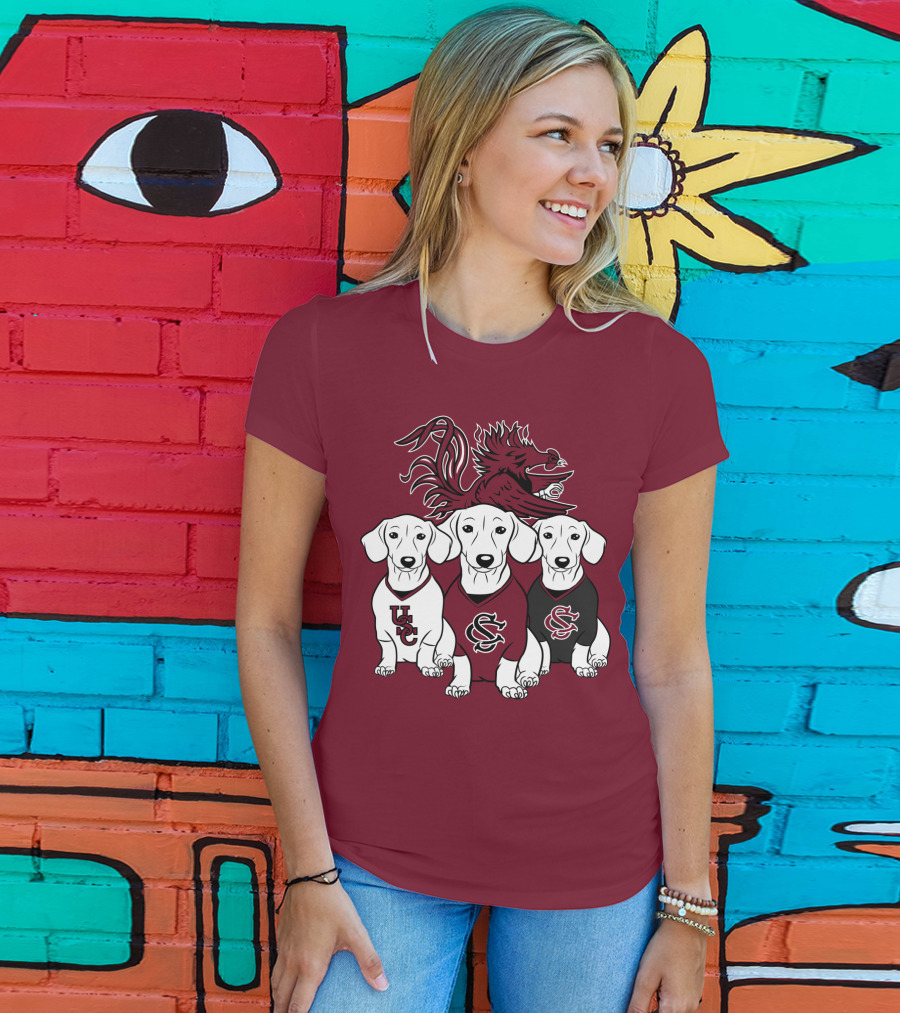 Usc Gamecocks Dogs T-Shirt