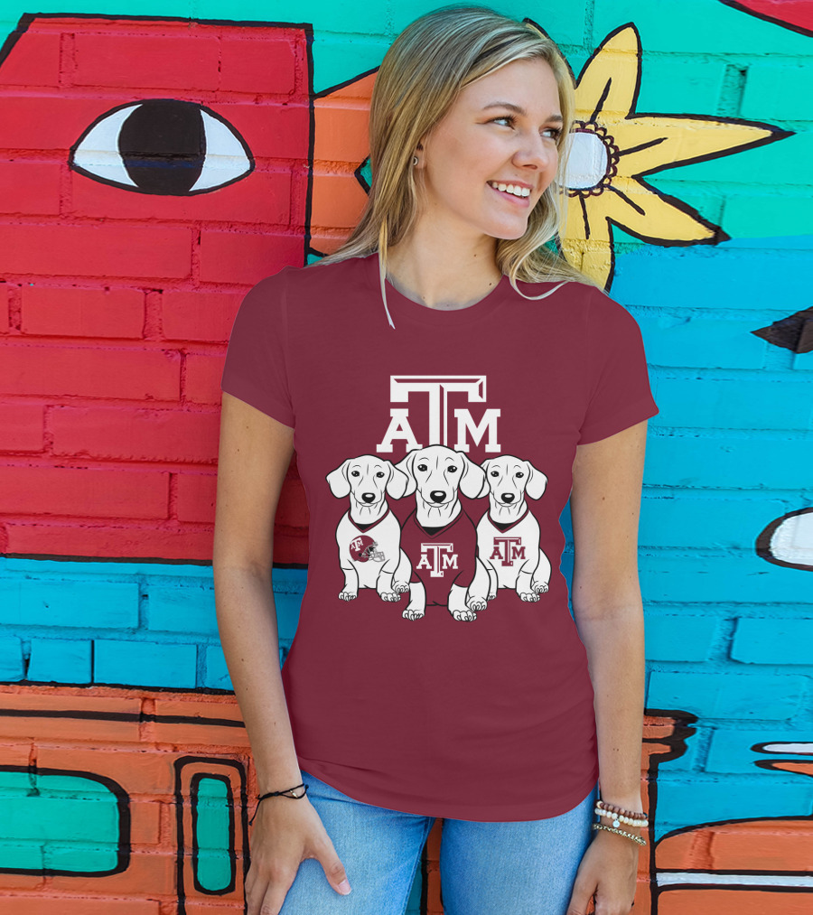 Texas A&M Dog Trio T-Shirt