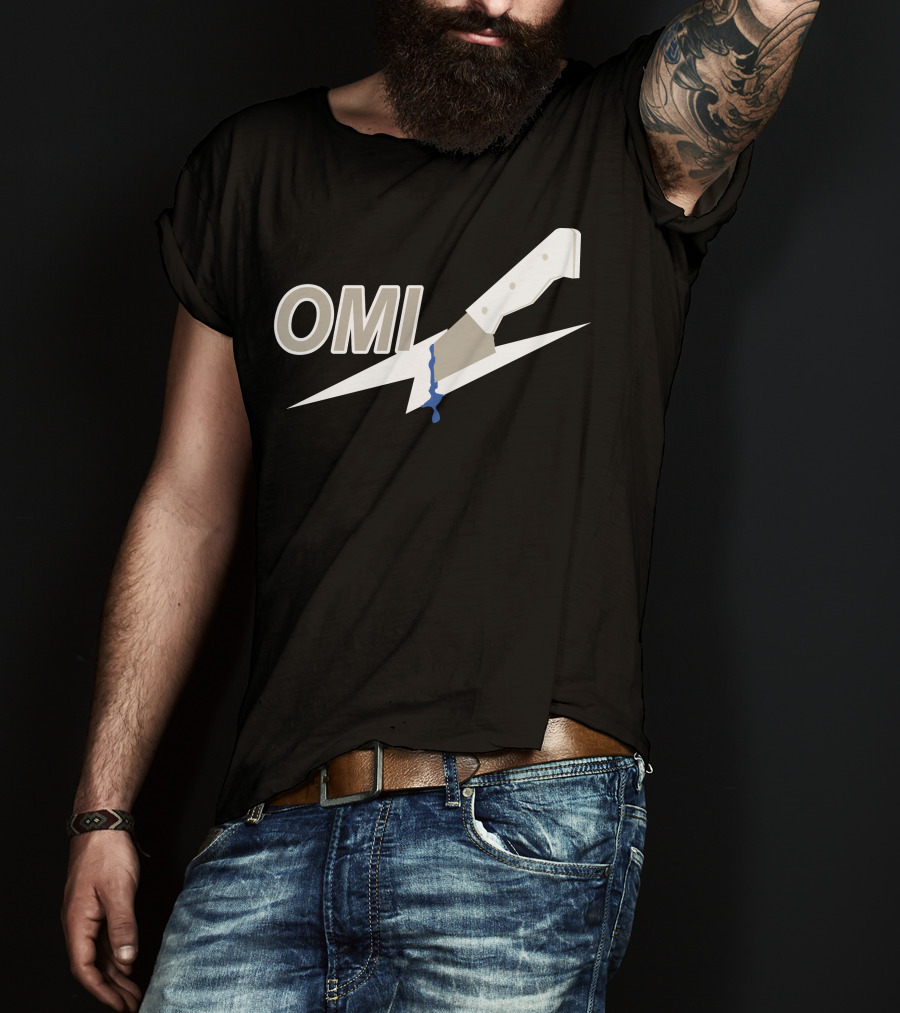 OMI Knife Stab Graphic Reloaded Merch T-Shirt