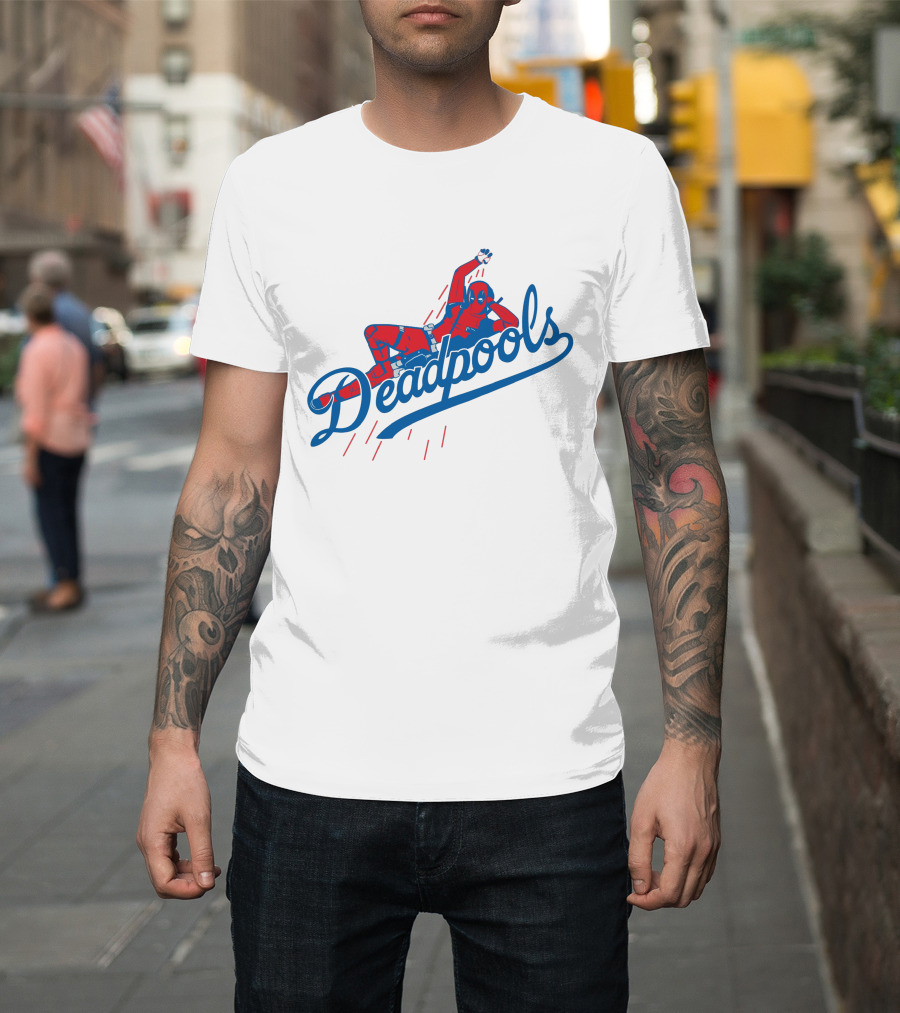 Deadpools Marvel Baseball T-Shirt