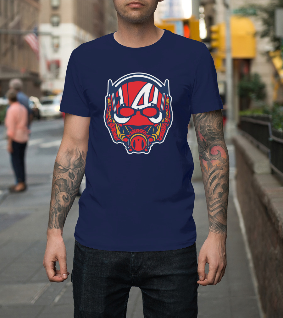 Atlanta Antman Braves Mlb Mashup T-Shirt