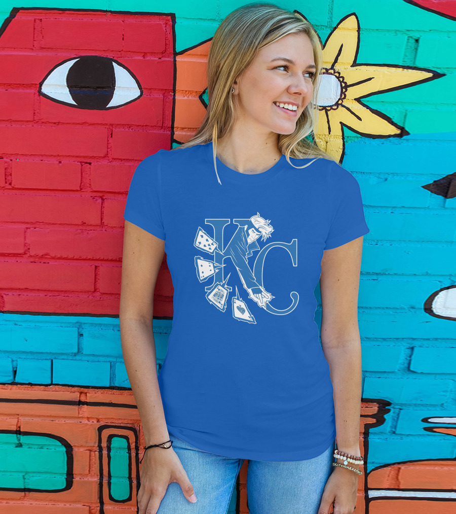 Kansas City Gambits MLB Playing Cards KC T-Shirt