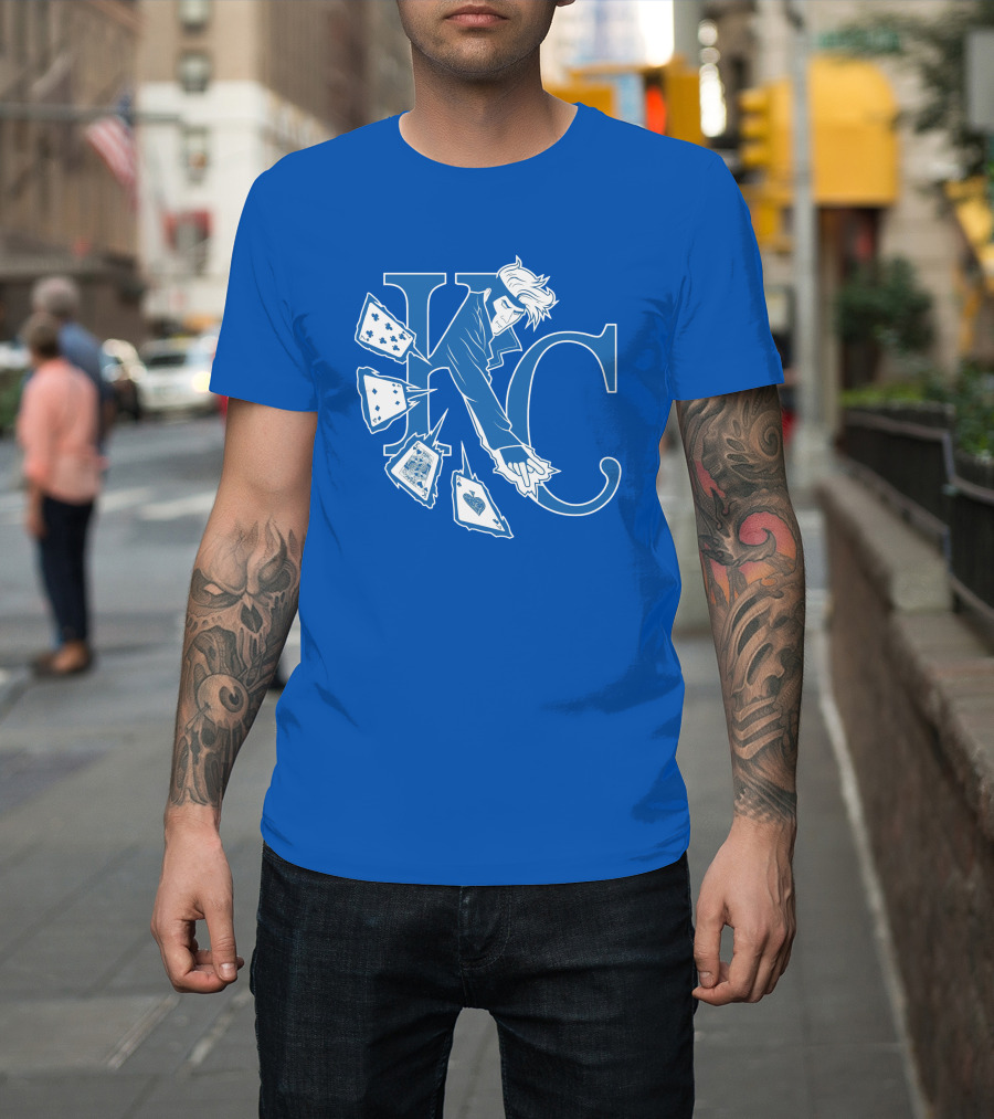 Kansas City Gambits MLB Playing Cards KC T-Shirt