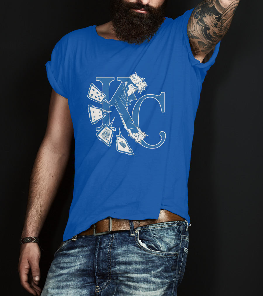 Kansas City Gambits MLB Playing Cards KC T-Shirt