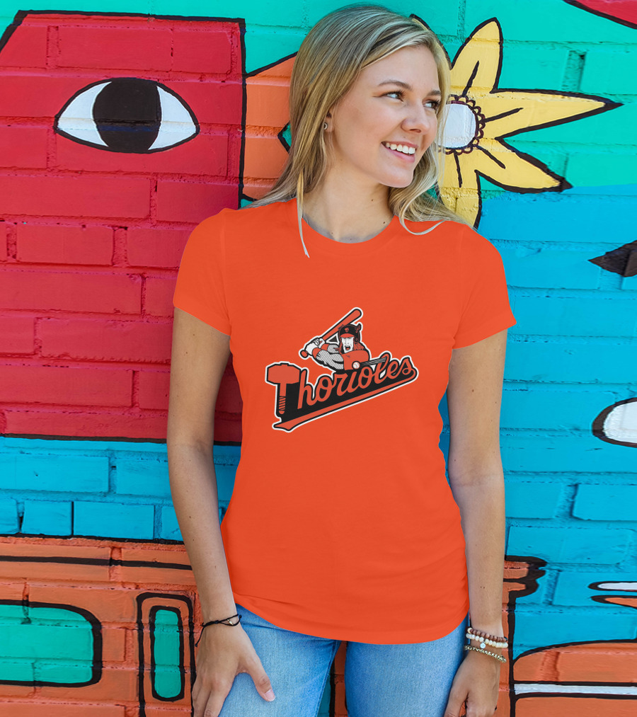 Baltimore Thorioles MLB Thor Baseball T-Shirt