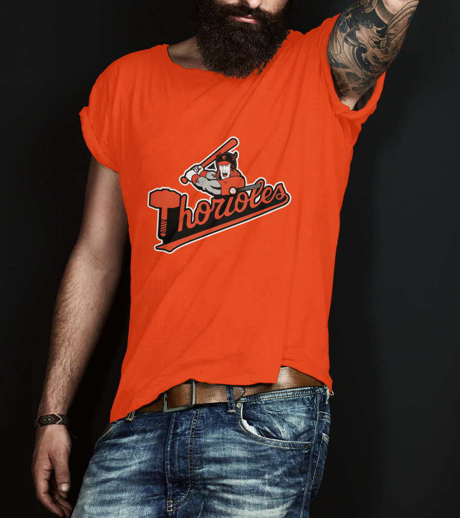 Baltimore Thorioles MLB Thor Baseball T-Shirt