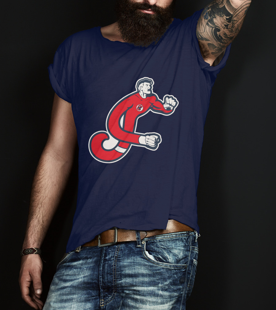 Cleveland Mr. Fantastics MLB Stretching Superhero T-Shirt