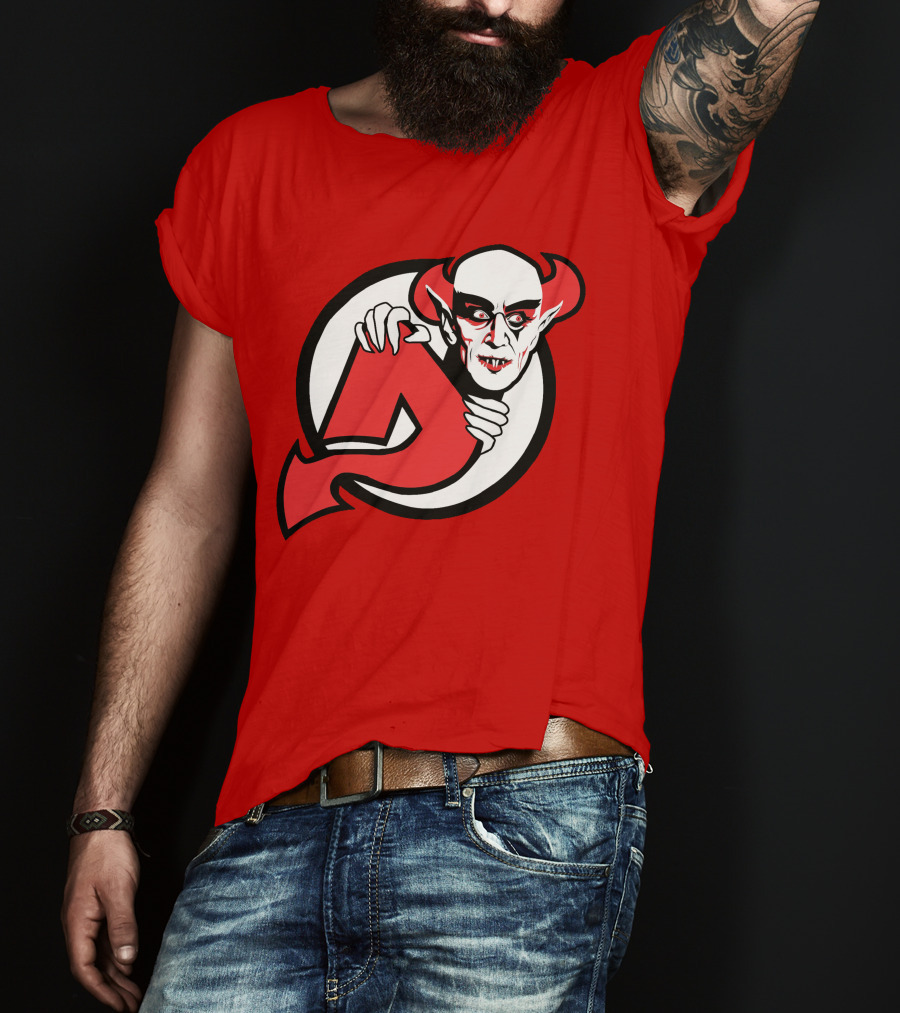 New Jersey Devils Nosferatu NHL T-Shirt