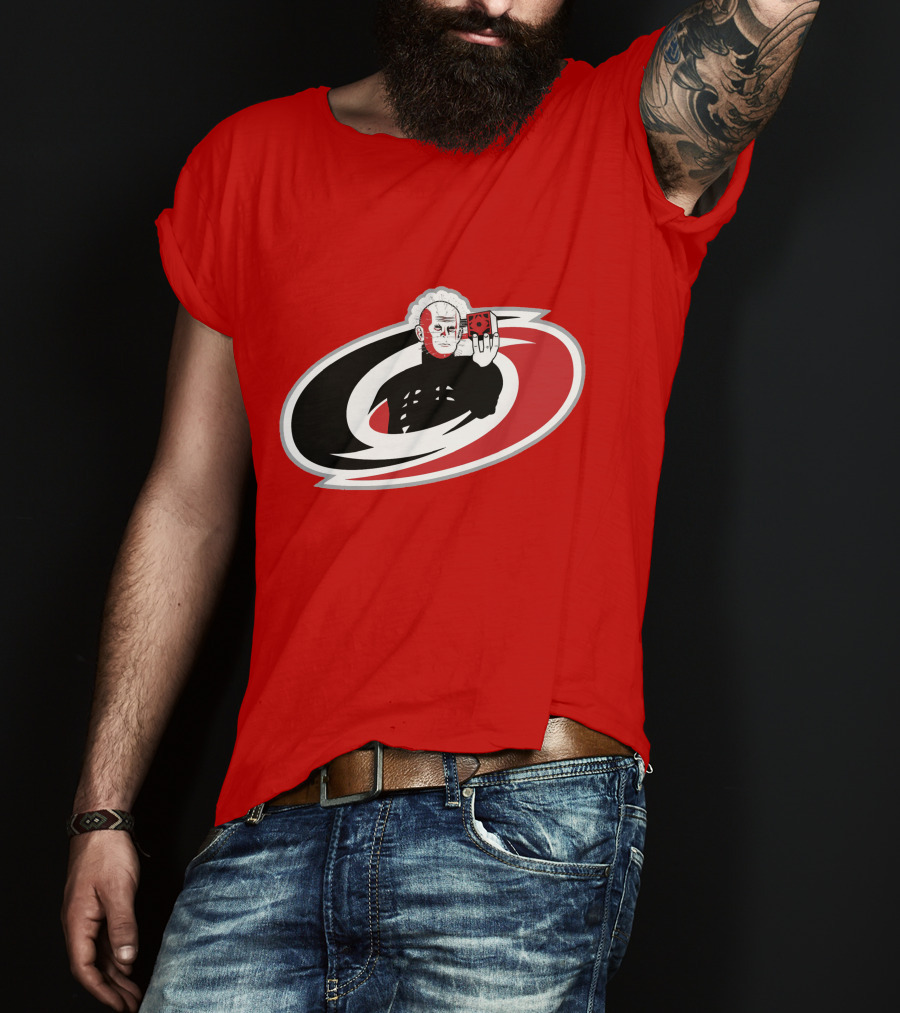 Carolina Hellraisers NHL Horror-Themed Hockey T-Shirt
