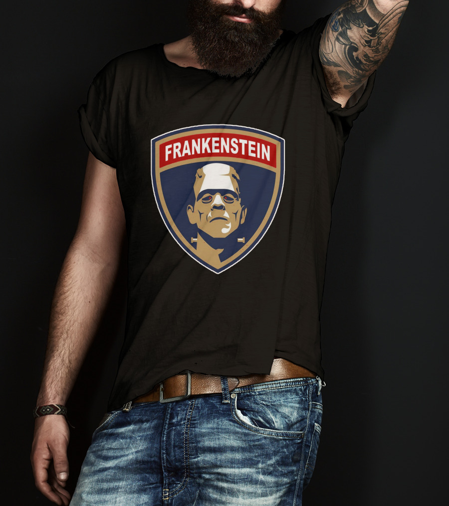 Frankenstein Monster Emblem T-Shirt