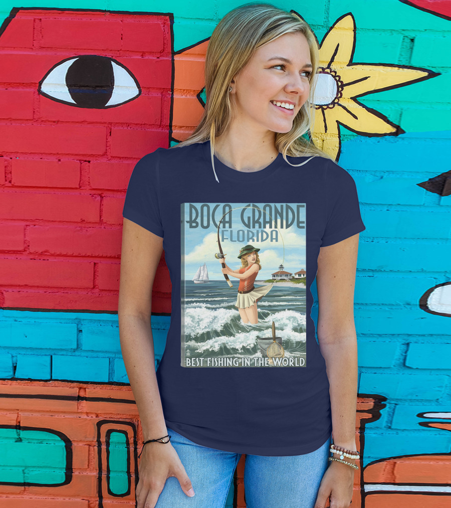 Boca Grande Florida Best Fishing In The World T-Shirt