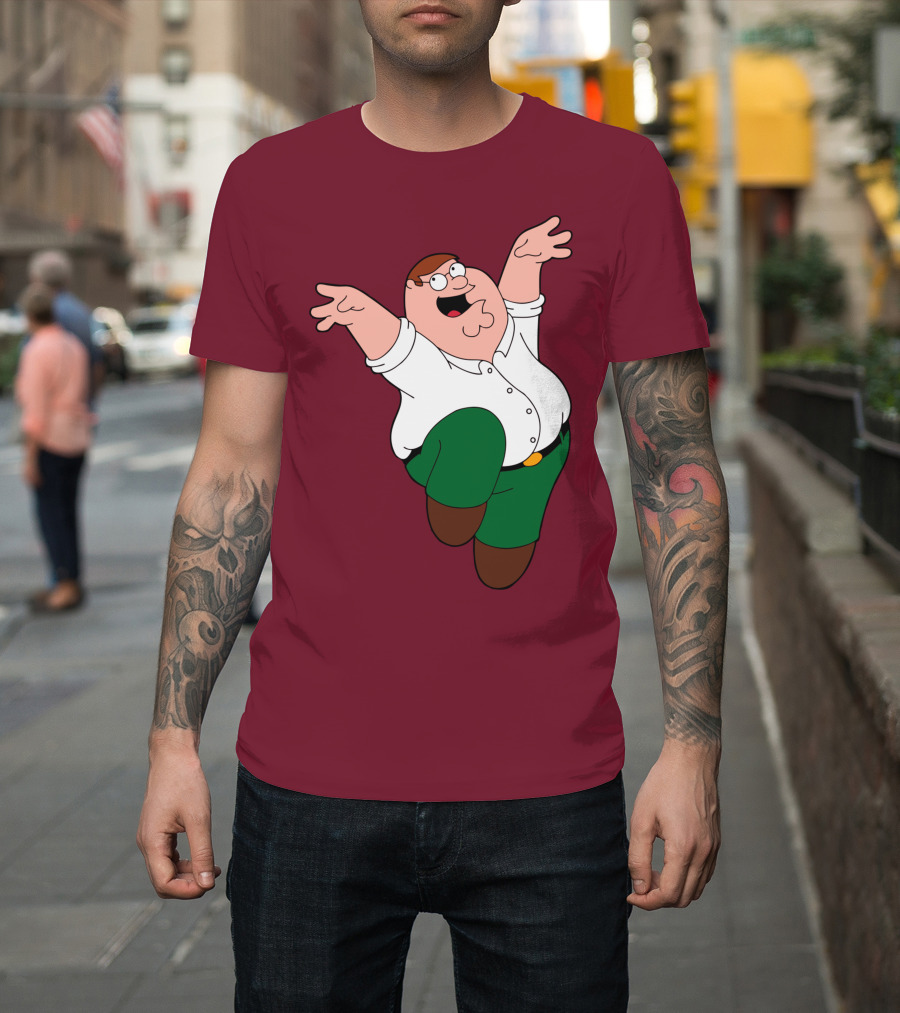 Peter Griffin Jumping Pose Family Guy T-Shirt