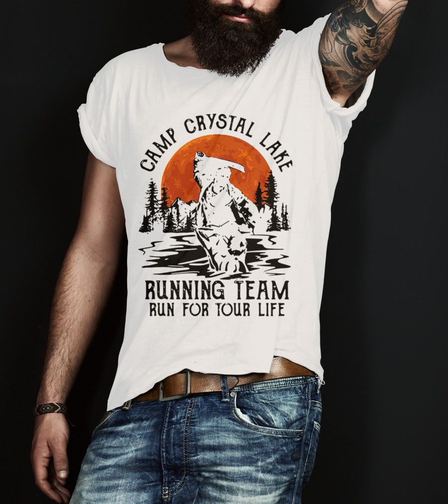 Camp Crystal Lake Running Team Run For Your Life T-Shirt