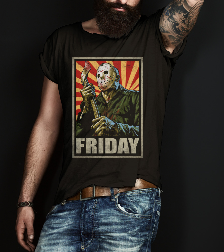 Jason Voorhees Friday Retro Horror T-Shirt