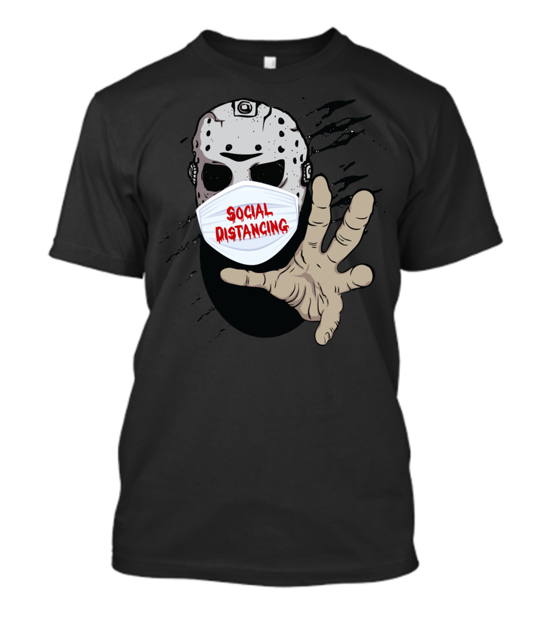 Jason Mask Social Distancing T-Shirt