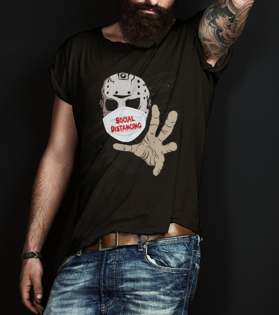 Jason Mask Social Distancing T-Shirt