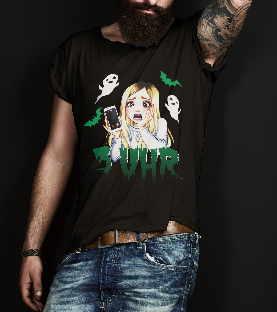 Rebekah Wing 3 Uhr Nachts Ghosts And Bats Phone Scare T-Shirt