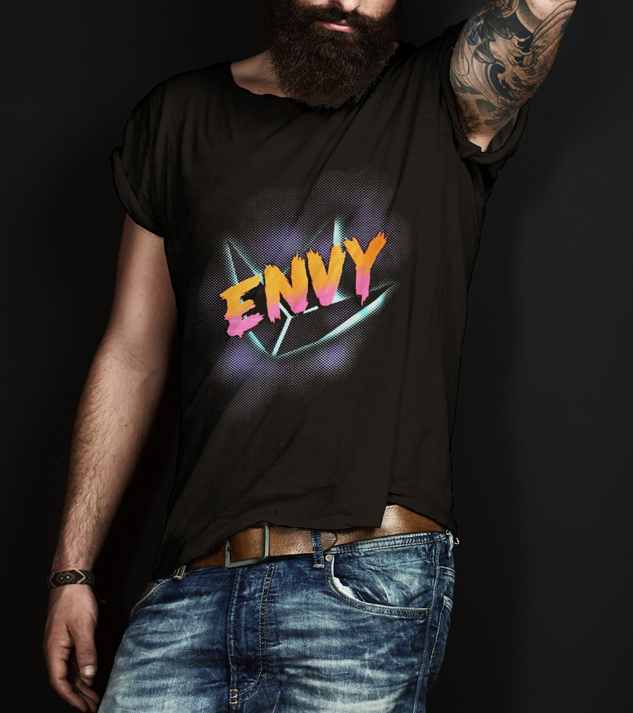 ENVY Neon Brushstroke T-Shirt