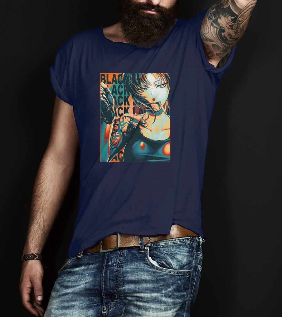 Black Lagoon Pop Anime Style Revy T-Shirt