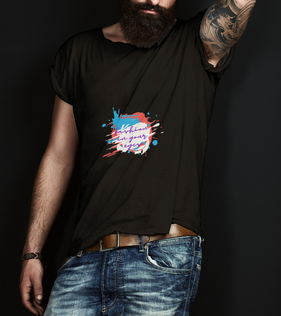 Fashion In Your Eyes Paint Splash T-Shirt