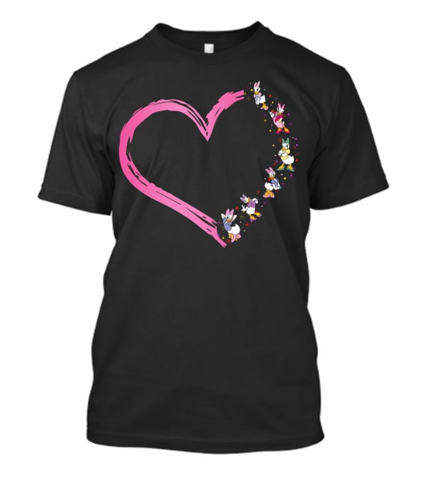 Daisy Duck Pink Heart Dance T-Shirt