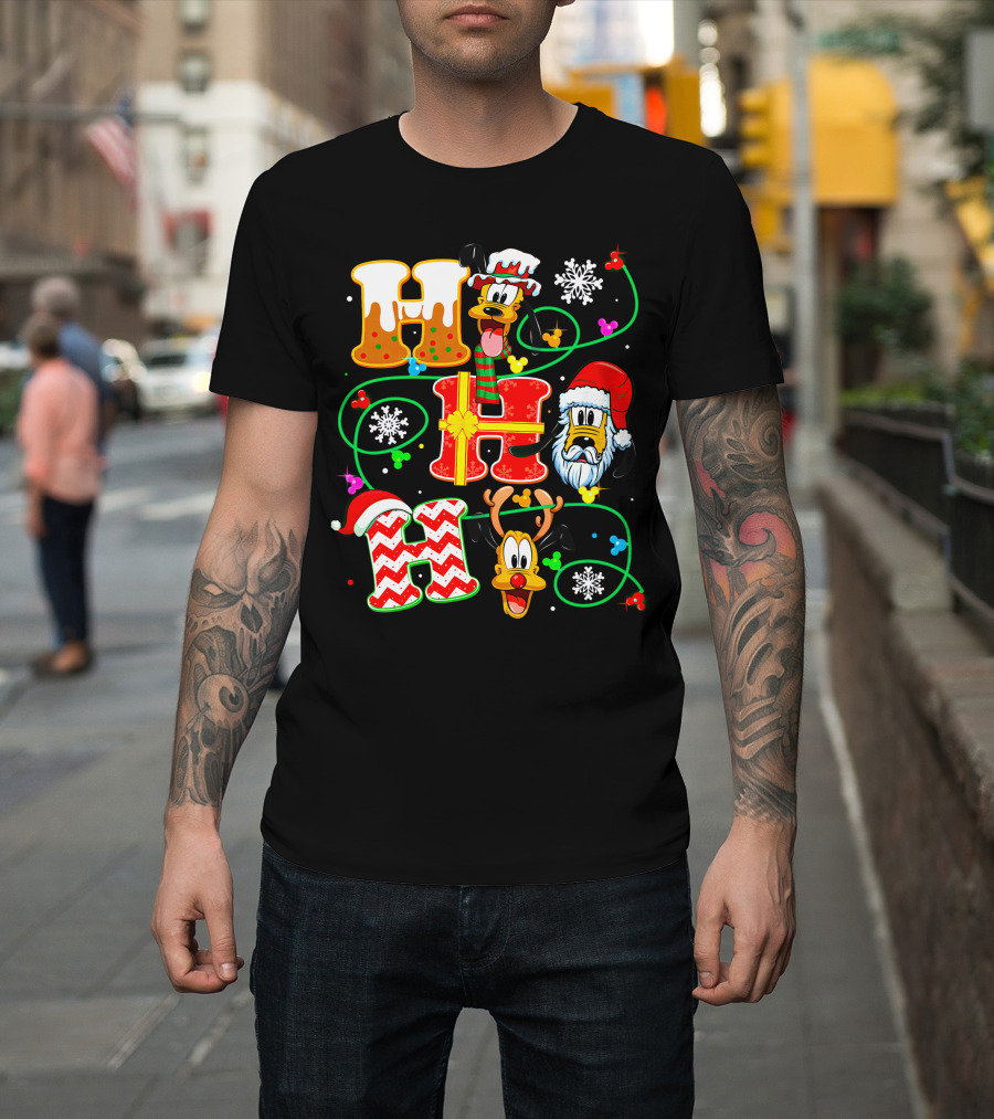 Ho Ho Ho Pluto Christmas Magic T-Shirt