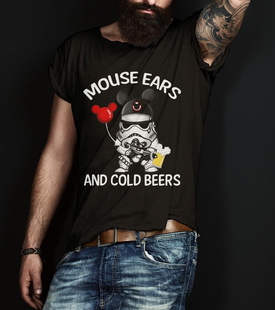 Mouse Ears And Cold Beers Stormtrooper T-Shirt