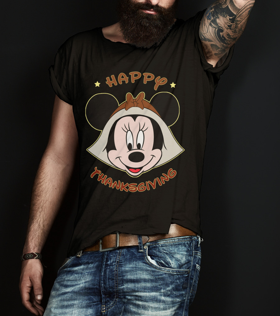 Happy Thanksgiving Minnie Mouse T-Shirt