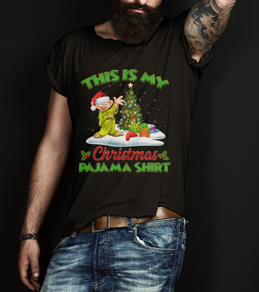 This Is My Christmas Pajama Shirt Dopey T-Shirt