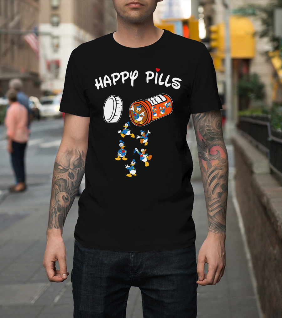 Happy Pills Donald Duck T-Shirt