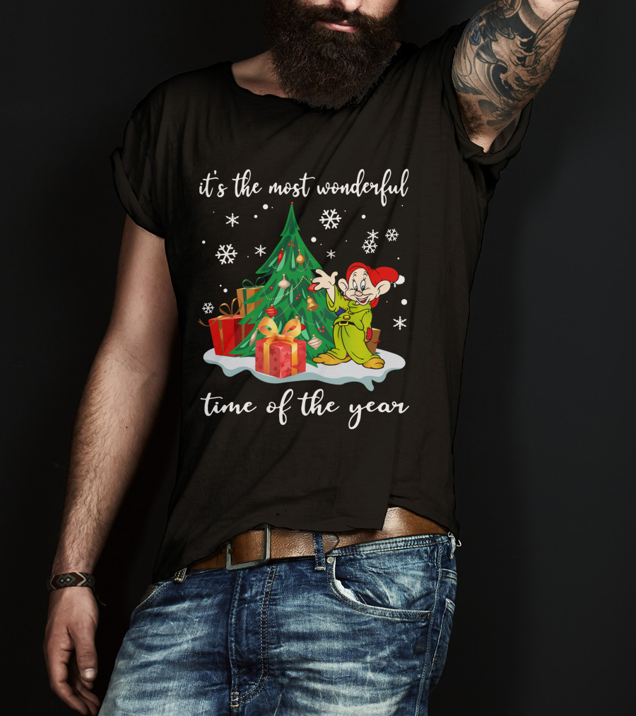 It's The Most Wonderful Time Of The Year Dopey Christmas Celebration T-Shirt