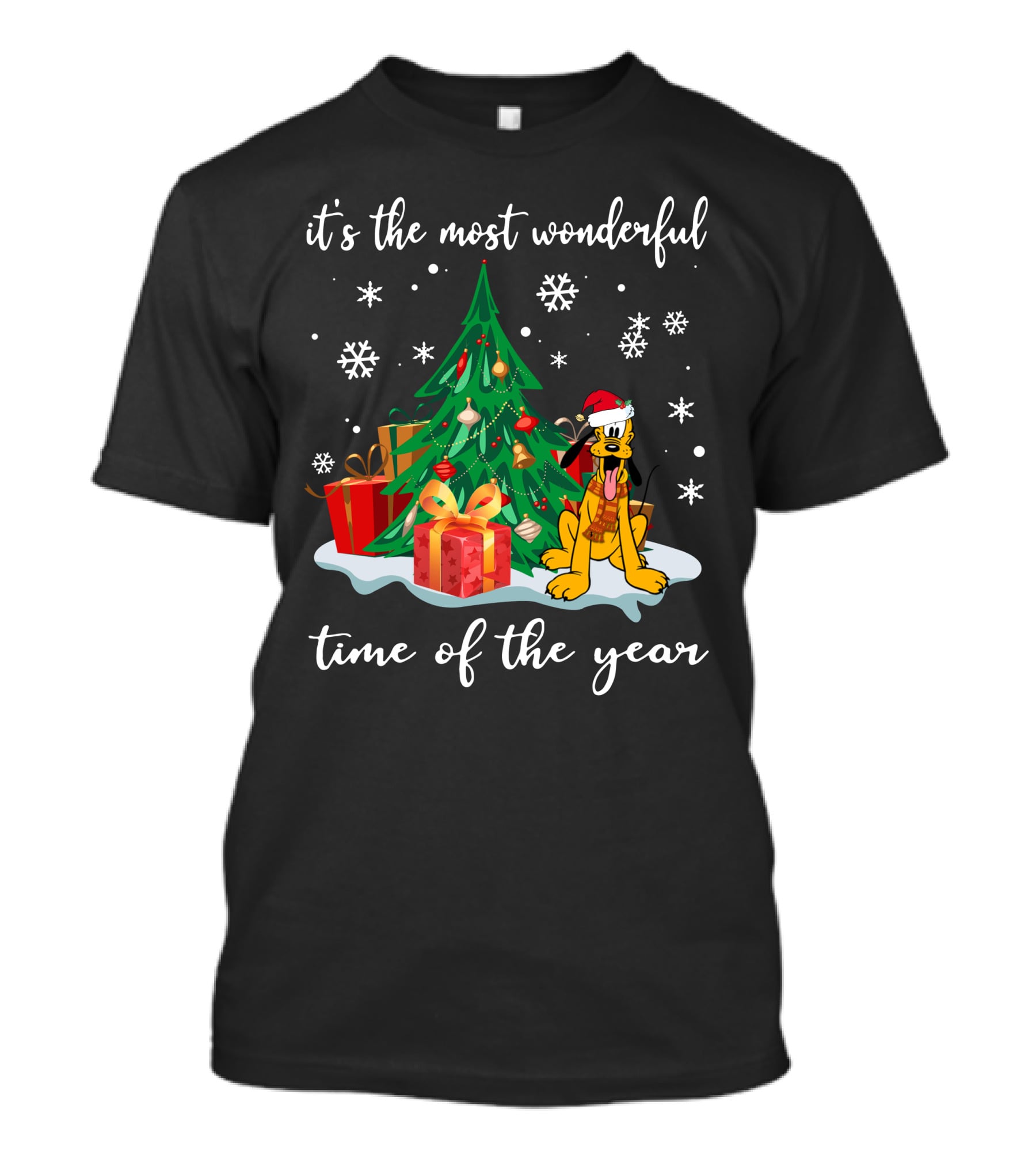It's The Most Wonderful Time Of The Year Christmas Pluto T-Shirt