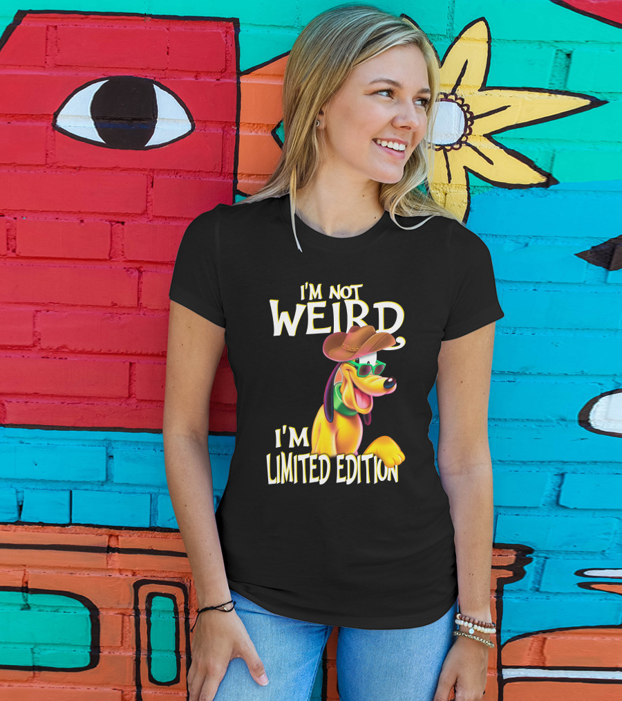 I'm Not Weird I'm Pluto Cowboy Hat Sunglasses T-Shirt