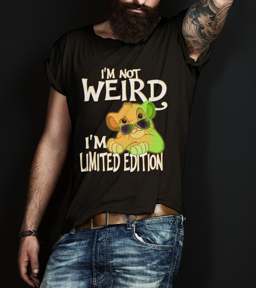 I'm Not Weird I'm Simba With Sunglasses T-Shirt
