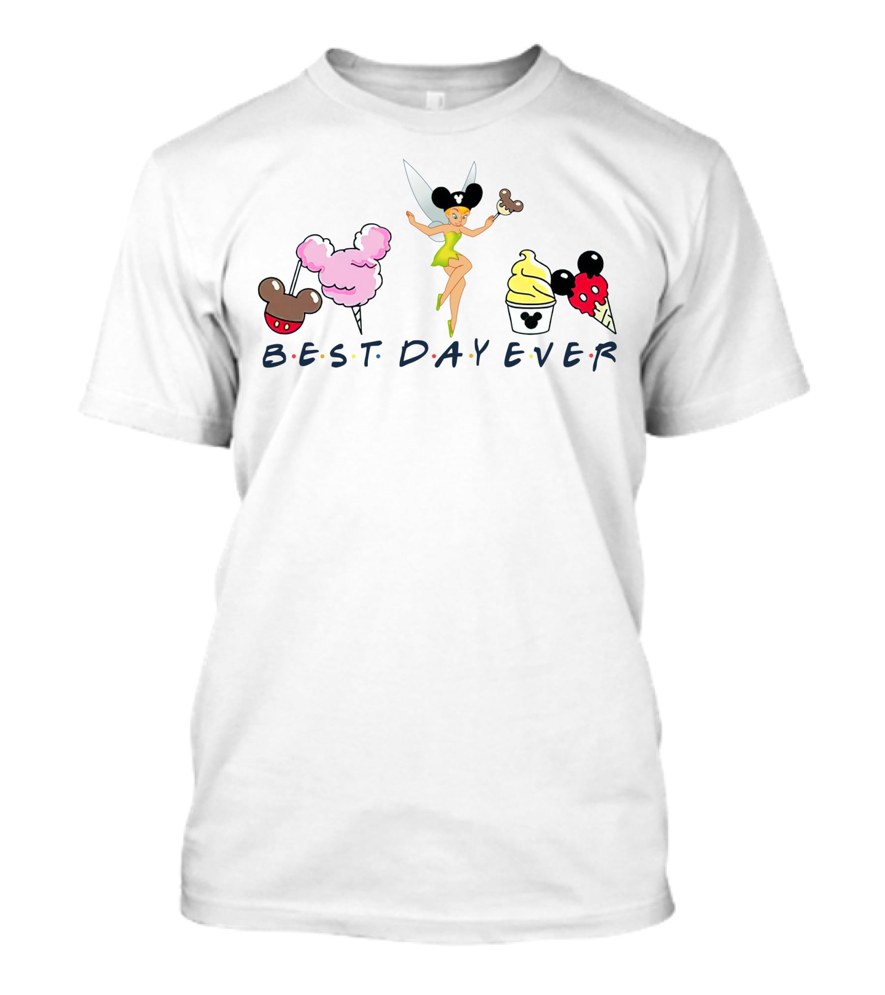Best Day Ever Tinker Bell And Disney Treats T-Shirt