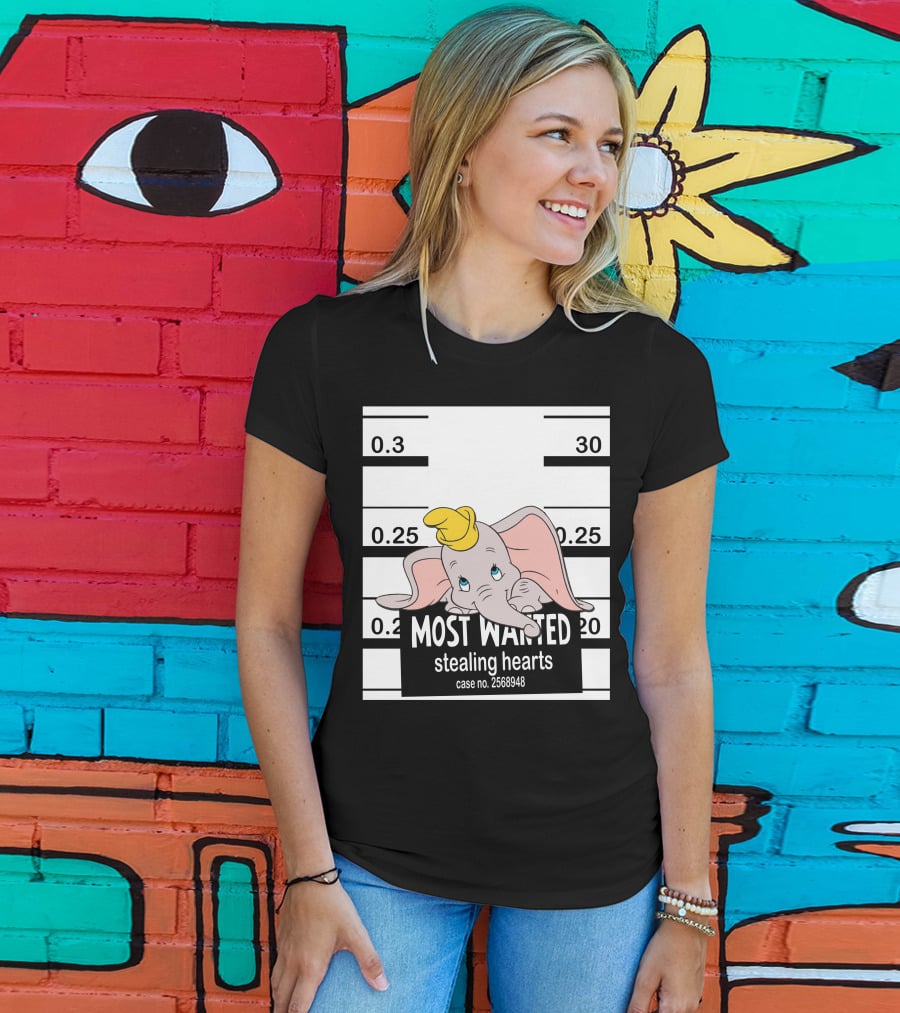Dumbo Most Wanted Stealing Hearts Case No. 2568948 T-Shirt