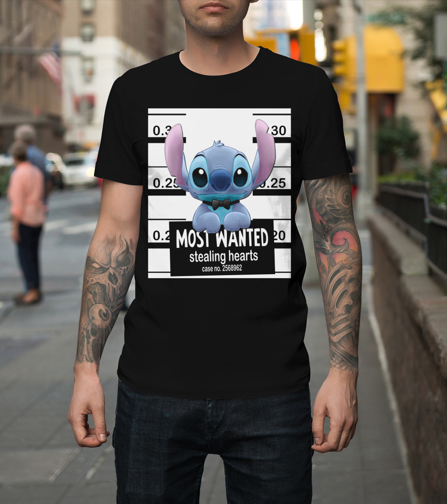 Most Wanted Stealing Hearts Alien Case No. 2568962 T-Shirt