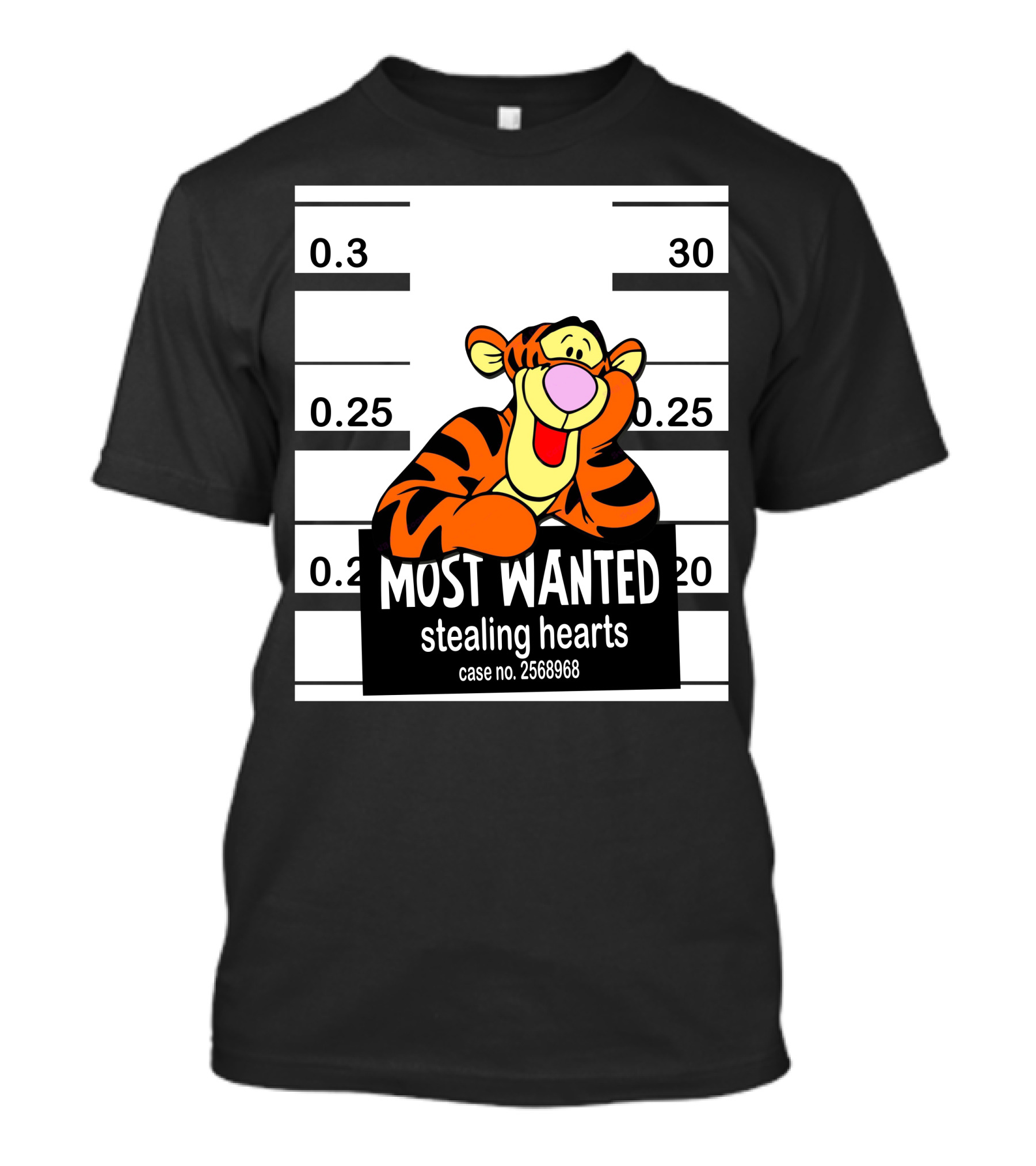 Most Wanted Tigger Stealing Hearts Case No. 2568968 T-Shirt