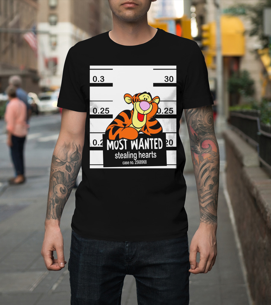 Most Wanted Tigger Stealing Hearts Case No. 2568968 T-Shirt
