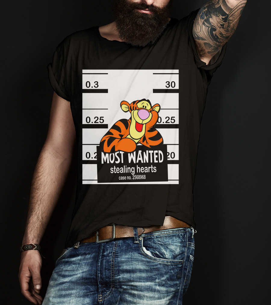 Most Wanted Tigger Stealing Hearts Case No. 2568968 T-Shirt