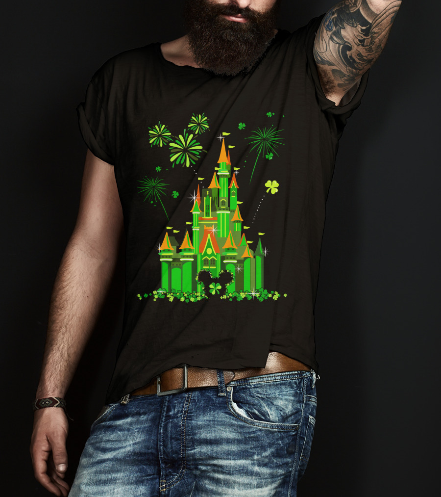 Patrick Castle Shamrock Fireworks T-Shirt