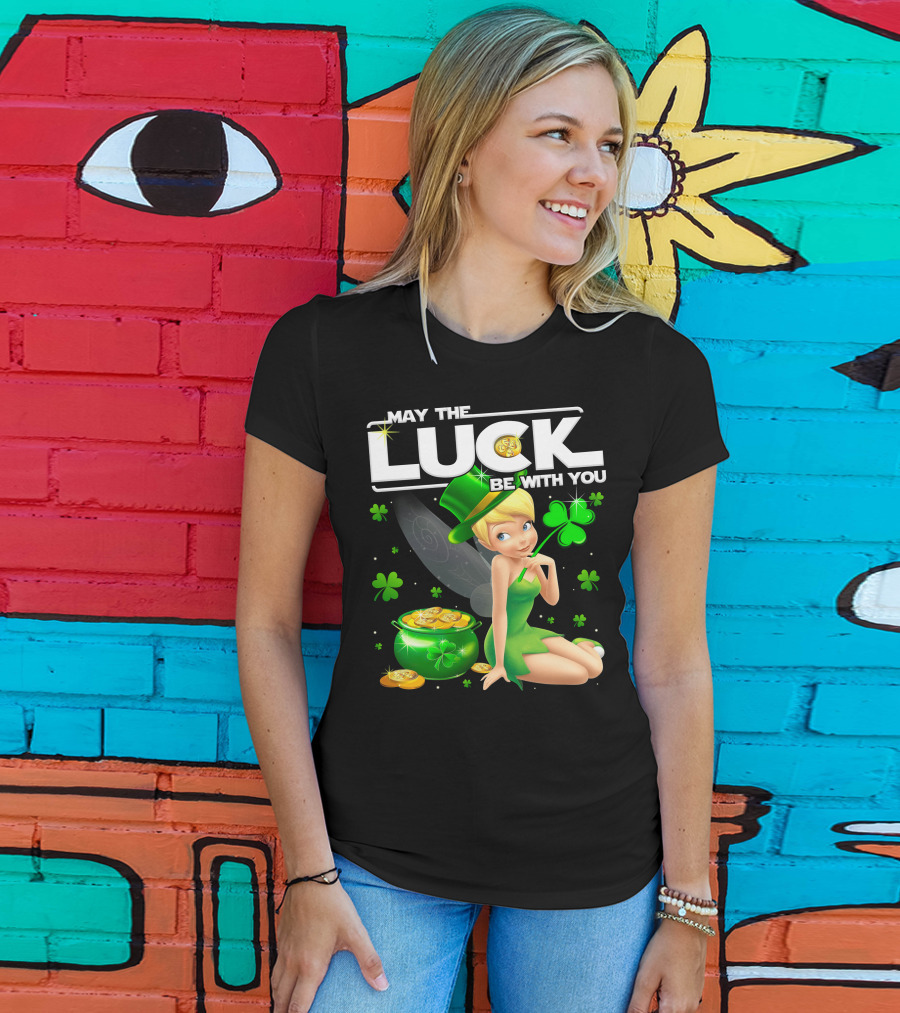 May The Luck Be With You Tinker Bell T-Shirt