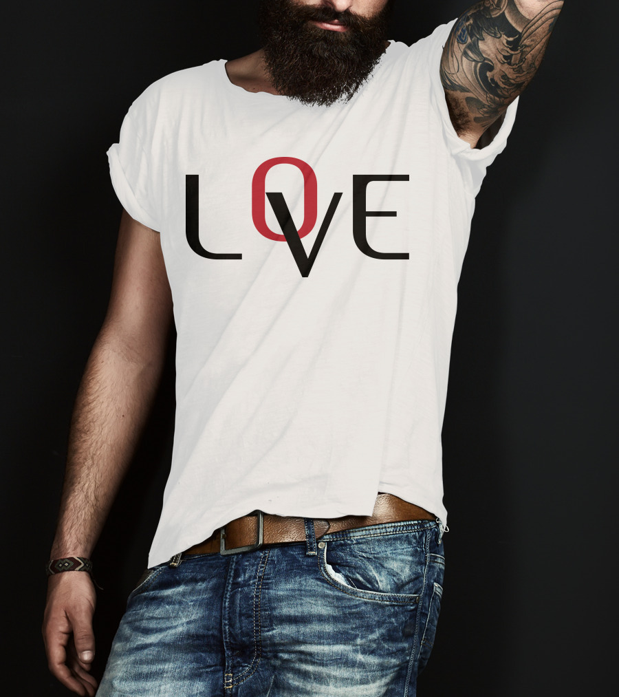 LOVE 1 Tennis-Inspired Fashion T-Shirt